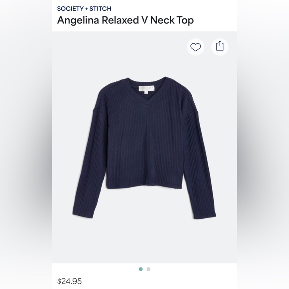 Girls Navy Blue Sweater - Picture 1 of 2